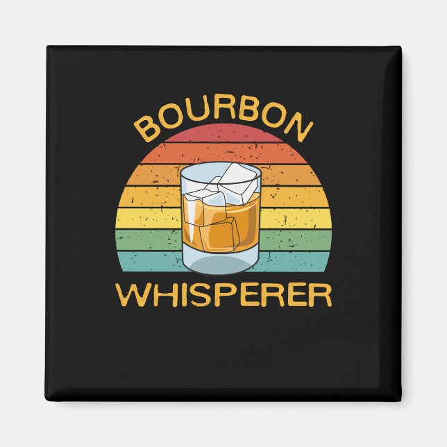 Aimant Bourbon Whisperer Whiskey Bourbon Drink (Devant)