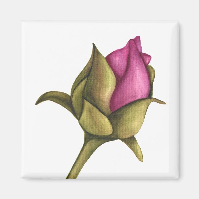 Aimant bourgeon de pivoine (Devant)