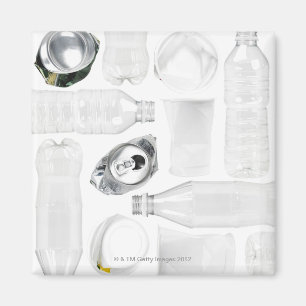 Aimant Bouteilles, tasses et boîtes en aluminium en plast