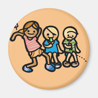 Aimant bouton autour.