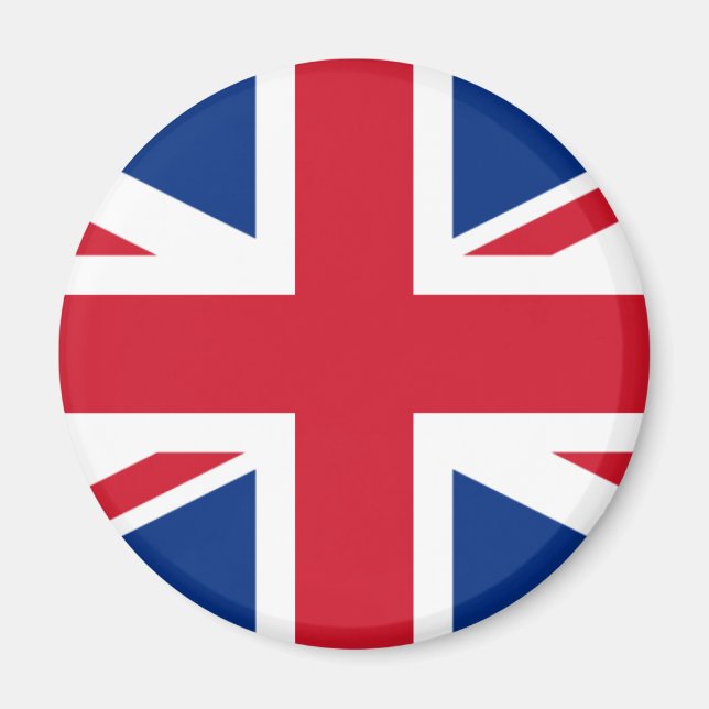 Aimant Bouton drapeau britannique (Devant)