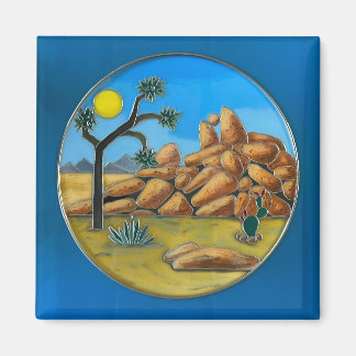 Aimant Bouton Joshua Tree - Fish Rock