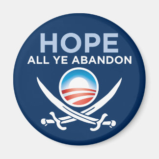 Aimant bouton Obama-Hope-All-Ye-Abandon
