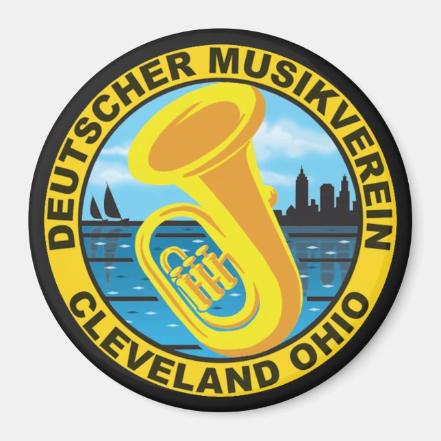 Aimant Bouton rond DMV 3 pouces (Devant)