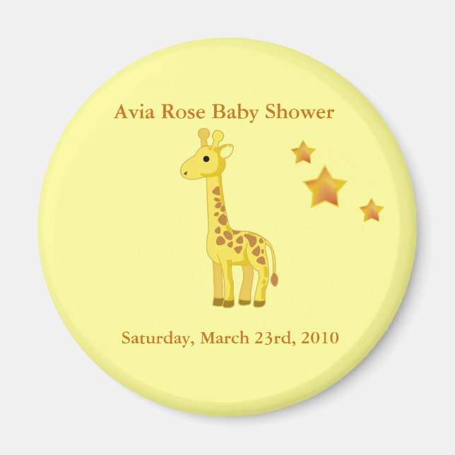 Aimant Boutons baby shower (Devant)