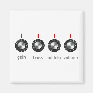 Aimant Boutons de guitare Amp