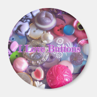 Aimant Boutons I Love