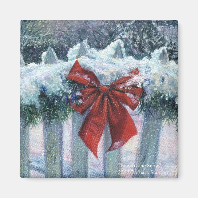 Aimant "Bow in the Snow" (Devant)