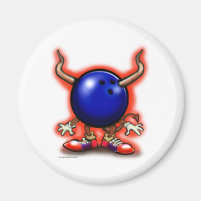 Aimant Bowling Demon (Devant)