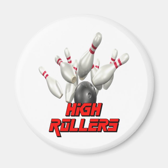 Aimant Bowling High Rollers (Devant)