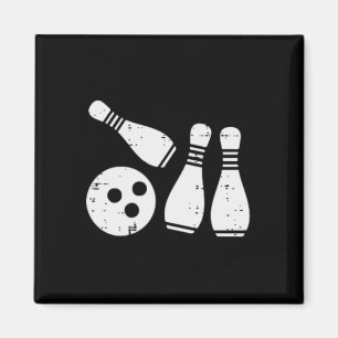 Aimant Bowling Pocket Sports Bowler Team Femmes Hommes En