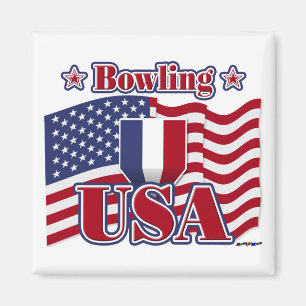 Aimant Bowling USA