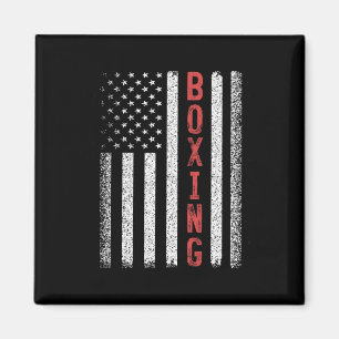 Aimant Boxe drapeau américain 4 juillet Cool Boxer Novelt