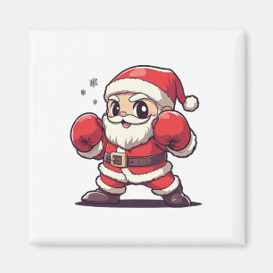 Aimant Boxe du Père Noël - Noël sur le thème des Fêtes