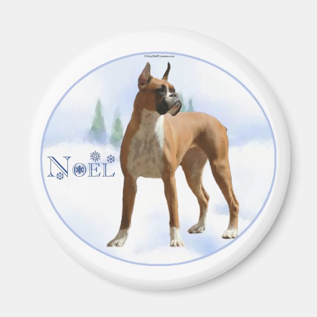 Aimant Boxer Noel (Devant)