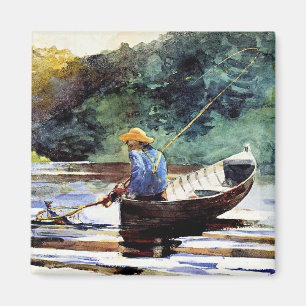 Aimant Boy Fishing, oeuvre de Winslow Homer