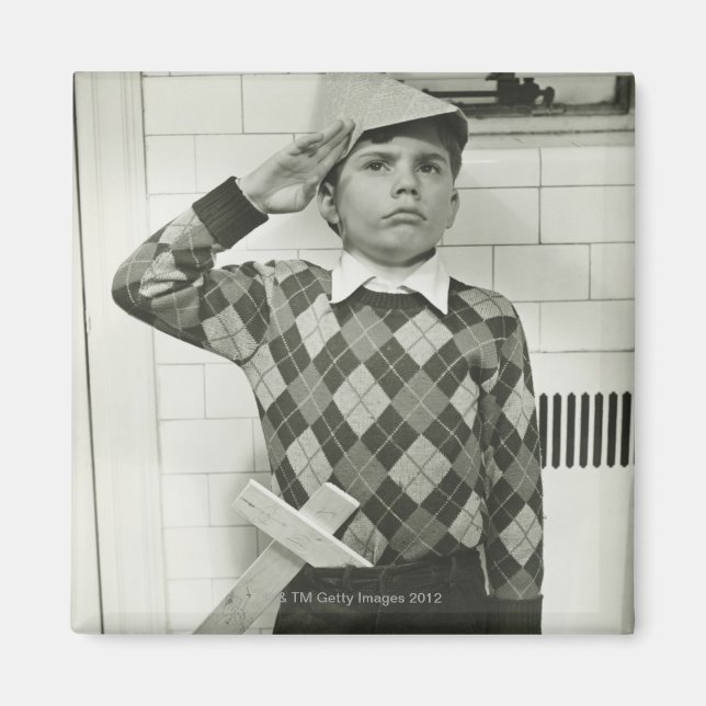 Aimant Boy Holding (Devant)