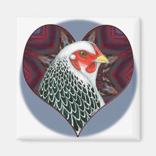 Aimant Brahma Hen Heart (Devant)