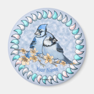 Aimant Branche Blue Jay