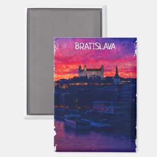 Aimant Bratislava Slovaquie Night City View
