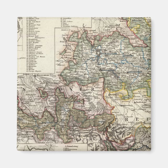 Aimant Braunschweig et Wolfenbutte Allemagne (Devant)