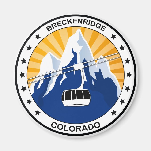 Aimant Breckenridge Colorado (Devant)