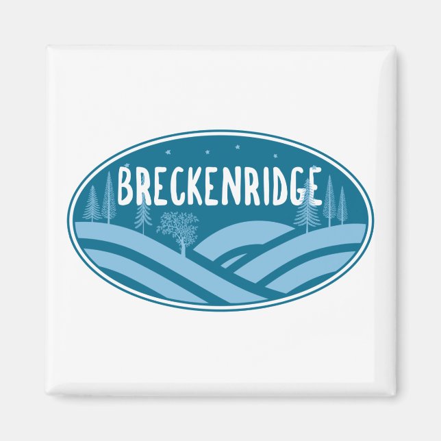 Aimant Breckenridge Colorado Extérieur (Devant)