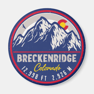 Aimant Breckenridge Colorado Ski Randonnée Mountain Souve