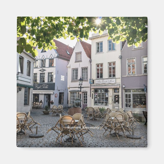 Aimant Brême, Allemagne, centre historique, tourisme, (Devant)