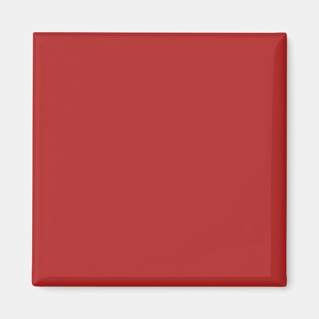 Aimant Brick rouge couleur B22222 - Ajouter votre nom Opt (Devant)