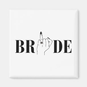 Aimant Bride Mariage Brigade Brigade Bachelorette Party