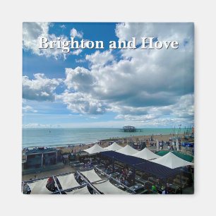 Aimant Brighton et Hove Beach en été