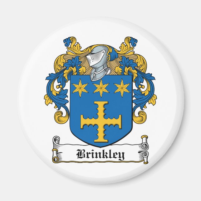 Aimant Brinkley Family Crest (Devant)