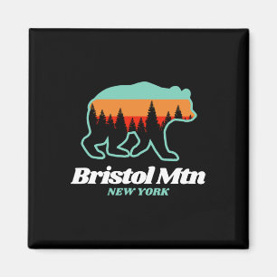 Aimant Bristol Mountain New York Ski Snowboard Ours