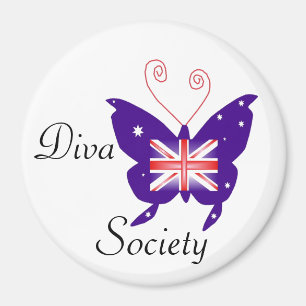 Aimant British Diva Butterfly Society
