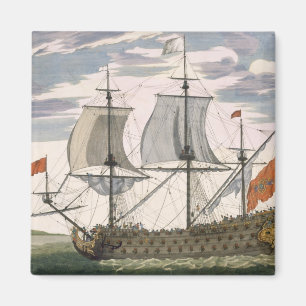 Aimant British Navy : un navire de première classe qui su