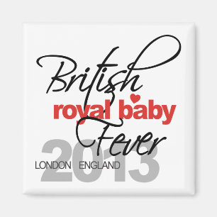 Aimant British Royal Baby Fever - Prince George