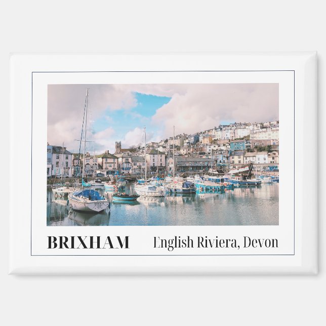 Aimant Brixham, Riviera anglaise, Devon, Angleterre (Recto)