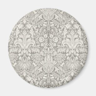 Aimant brocade en dentelle blanche élégante