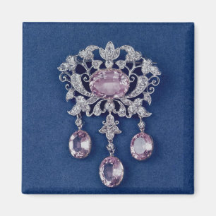 Aimant Broche dans la forme d'une fleur, c.1780