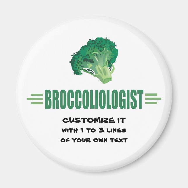 Aimant Brocoli drôle (Devant)