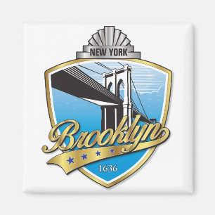 Aimant Brooklyn Design Gold