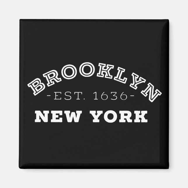 Aimant Brooklyn New York (Devant)