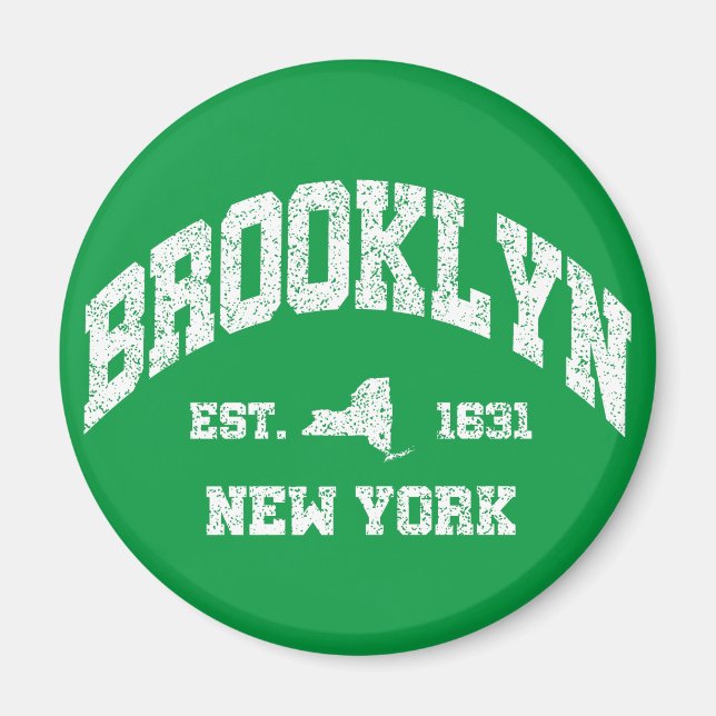 Aimant Brooklyn, New York (Devant)