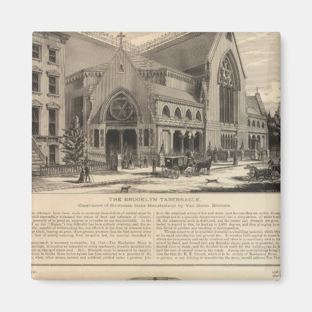 Aimant Brooklyn Tabernacle Grand orgue construit (Devant)