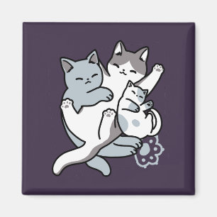 Aimant Brosse à lait - Chats à couchage mignon