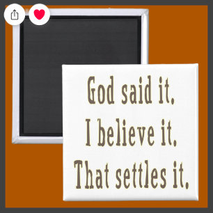 Aimant Brown God Said It