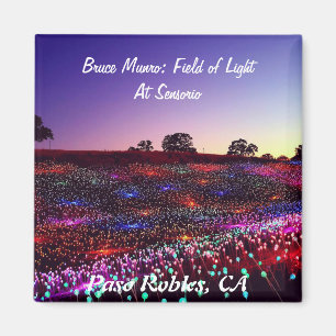 Aimant Bruce Munro, Field of Light, Paso Robles, CA.