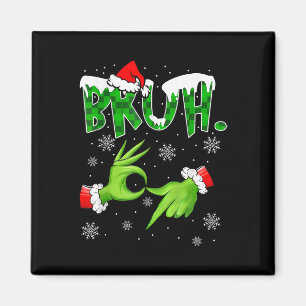 Aimant Bruh 67 Six Seven 6 7 Mème de Noël Drôle Gen Alp