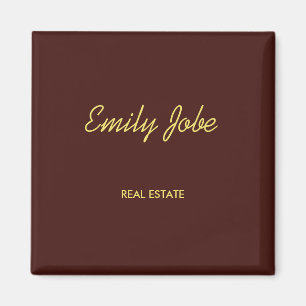 Aimant Brun simple et élégant